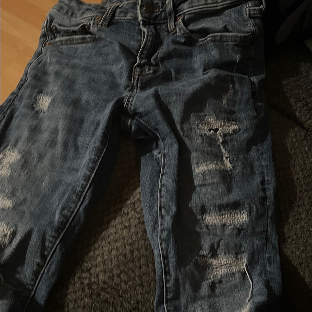 Aeropostale Dark Blue Skinny Jeans